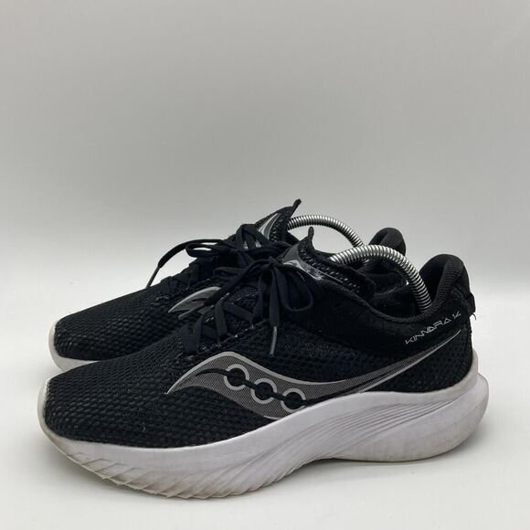 Womens Size 10 Saucony Kinvara 14 Black Running Walking Athletic Sneakers Shoes - Picture 4 of 10